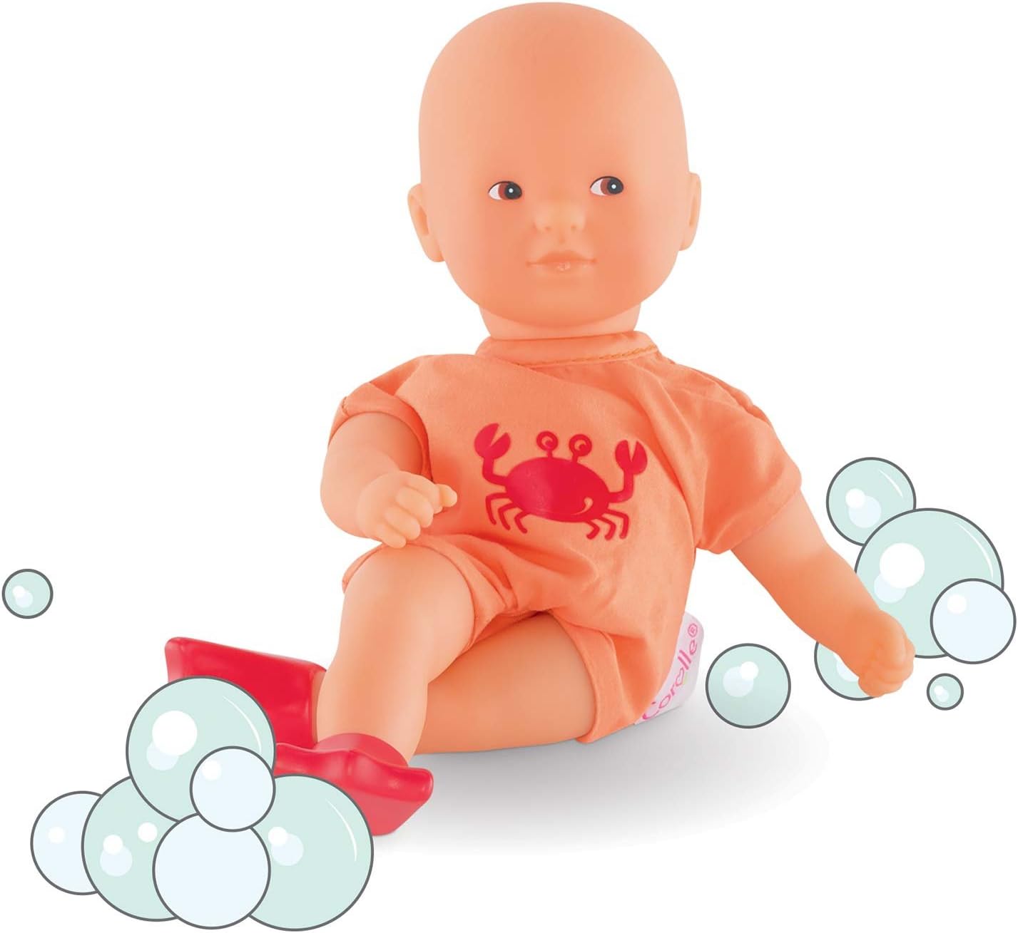 コロール 赤ちゃん 人形 ベビー人形 【送料無料】Corolle Mon Premier Poupon Mini Bath Orange Toy  Baby Dollコロール 赤ちゃん 人形 ベビー人形 | angelica