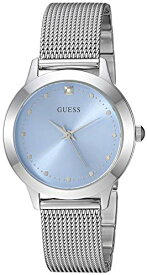 腕時計 ゲス GUESS レディース GUESS Women's Quartz Stainless-Steel Strap, Silver, Casual Watch (Model: U1197L2)腕時計 ゲス GUESS レディース