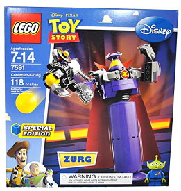 レゴ Lego Special Edition Disney Pixar Movie Toy Story Series Set #7591 - Construct-a-Zurg with Rotating Waist and Sphere-Shooting Cannon and Alien Minifigure (Total Pieces: 118)レゴ