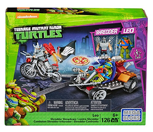 メガブロック メガコンストラックス 組み立て 知育玩具 Mega Bloks Teenage Mutant Ninja Turtles Leo Shredder Showdownメガブロック メガコンストラックス 組み立て 知育玩具