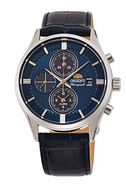 腕時計 オリエント メンズ ORIENT Contemporary Chronograph Wristwatch LIGHTCHARGE Navy RN-TY0004L Men's腕時計 オリエント メンズ