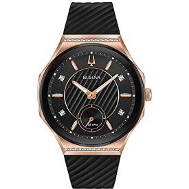 腕時計 ブローバ レディース Bulova Curv Rose Gold Stainless Steel High Performance Quartz Watch with Diamonds and Sapphire Crystal Style: 98R239腕時計 ブローバ レディース