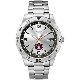 腕時計 タイメックス メンズ Timex Tribute Men's Collegiate Citation 42mm Watch ? Auburn Tigers with Stainless Steel Expansion Band腕時計 タイメックス メンズ