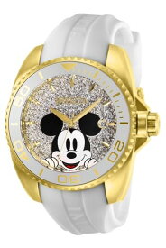腕時計 インヴィクタ インビクタ レディース Invicta Women's Disney Limited Edition Stainless Steel Quartz Watch with Silicone Strap, White, 20 (Model: 27379)腕時計 インヴィクタ インビクタ レディース