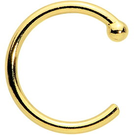 ボディキャンディー ボディピアス アメリカ 日本未発売 ウォレット Body Candy Tiny Nose Ring Hoop 20 Gauge 1/4" Solid 14k Yellow Gold Nose Hoop Xtra Small Diameterボディキャンディー ボディピアス アメリカ 日本未発売 ウォレット