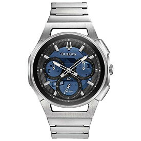 腕時計 ブローバ メンズ BULOVA Blue Stainless Steel Watch-96A205腕時計 ブローバ メンズ