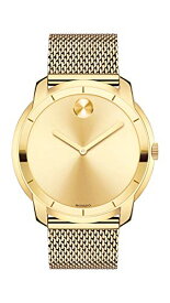 腕時計 モバード メンズ Movado Men's 3600373 Analog Display Swiss Quartz Gold Watch腕時計 モバード メンズ
