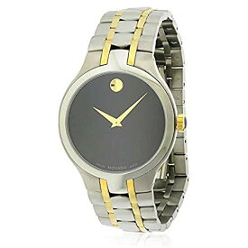 腕時計 モバード メンズ Movado Black Dial Two-Tone Men's Watch 0606958腕時計 モバード メンズ