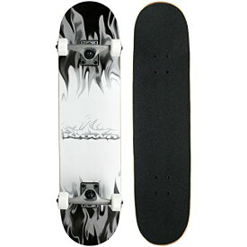 スタンダードスケートボード スケボー 海外モデル 直輸入 KRRC-31 Krown Rookie Complete Skateboard,Grey/White Flameスタンダードスケートボード スケボー 海外モデル 直輸入 KRRC-31