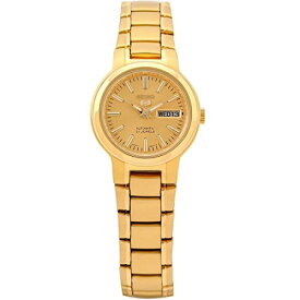 腕時計 セイコー レディース Seiko 5#SYME46K1 Women's Gold Tone Self Winding Automatic Watch腕時計 セイコー レディース