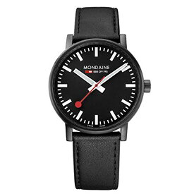 腕時計 モンディーン 北欧 スイス メンズ Mondaine Men's MSE.40121.LB SBB Analog Display Swiss Quartz Black Watch腕時計 モンディーン 北欧 スイス メンズ