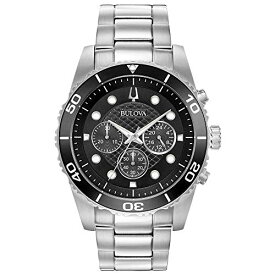 腕時計 ブローバ メンズ Bulova Men's Chronograph Quarz Watch with Stainless Steel Strap 98A210, Silver, Bracelet腕時計 ブローバ メンズ