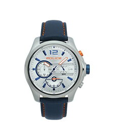 腕時計 ポリス メンズ Police Mens Chronograph Quartz Watch with Leather Strap PL.15403JS/04腕時計 ポリス メンズ