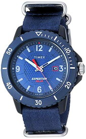 腕時計 タイメックス メンズ Timex Men's TW4B14300 Expedition Gallatin Solar Blue Nylon Slip-Thru Strap Watch腕時計 タイメックス メンズ