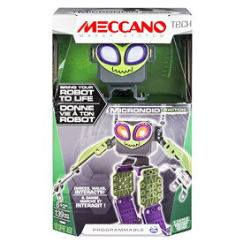 メカノ 知育玩具 パズル ブロック Meccano-Erector - Micronoid - Green Switch, Programmable Robot Building Kitメカノ 知育玩具 パズル ブロック