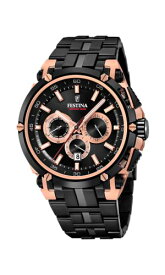 腕時計 フェスティナ フェスティーナ スイス メンズ Festina Chrono Bike 2017 - Special Edition Men's Quartz Watch with Black Dial Chronograph Display and Black Stainless Steel Plated Bracelet F20329/1腕時計 フェスティナ フェスティーナ スイス メンズ