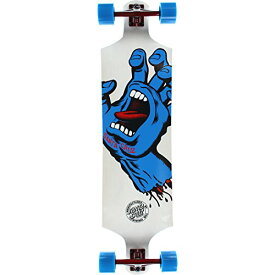 スタンダードスケートボード スケボー 海外モデル 直輸入 Santa Cruz Skateboards Screaming Hand White Complete Skateboard - 10" x 40"スタンダードスケートボード スケボー 海外モデル 直輸入