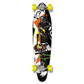 ロングスケートボード スケボー 海外モデル 直輸入 Yocaher New Graphic Complete Longboard KICKTAIL 70's Shape Skateboard w/ 71mm Wheels, MIXITUPロングスケートボード スケボー 海外モデル 直輸入