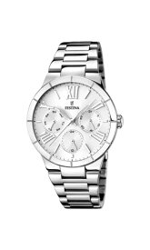 腕時計 フェスティナ フェスティーナ スイス レディース Festina Women's Quartz Watch with White Dial Analogue Display and Silver Stainless Steel Bracelet F16716/1腕時計 フェスティナ フェスティーナ スイス レディース