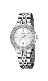 腕時計 フェスティナ フェスティーナ スイス レディース Festina Women's Quartz Watch with White Dial Analogue Display and Silver Stainless Steel Bracelet F16867/1腕時計 フェスティナ フェスティーナ スイス レディース