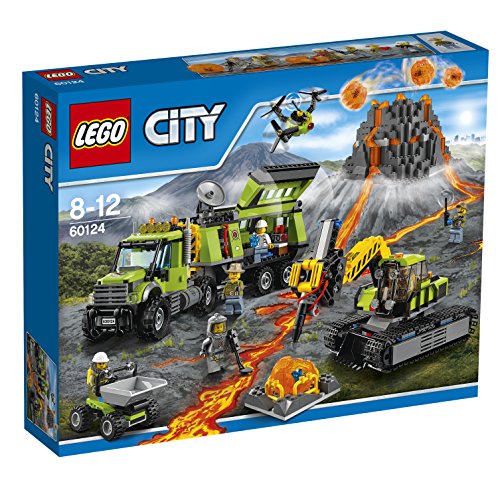 レゴ シティ 【送料無料】(European Version) Lego City 60124 - Volcano Exploration Baseレゴ シティ 知育パズル