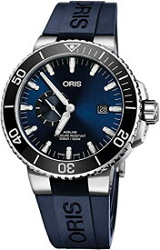 腕時計 オリス メンズ Oris Aquis Small Second, Date Stainless Steel Men's Watch w/ Blue Rubber Strap74377334135RS腕時計 オリス メンズ