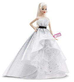 バービー バービー人形 日本未発売 ホリデーバービー Barbie Collector 60th Anniversary Doll, Blonde, with Diamond-Inspired Gownバービー バービー人形 日本未発売 ホリデーバービー