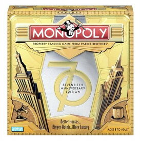 ボードゲーム 英語 アメリカ 海外ゲーム Hasbro Monopoly Game 70th Anniversary Editionボードゲーム 英語 アメリカ 海外ゲーム