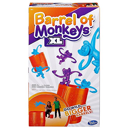 2021年春の 無料ラッピングでプレゼントや贈り物にも 通常便なら送料無料 逆輸入並行輸入送料込 ボードゲーム 英語 アメリカ 海外ゲーム 送料無料 Barrel XLボードゲーム Hasbro of Games Monkeys