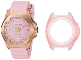 腕時計 ビクトリノックス スイス レディース，ウィメンズ Victorinox I.N.O.X. V, Rose Gold PVD case, Pink dial, Pink Rubber Strap腕時計 ビクトリノックス スイス レディース，ウィメンズ