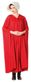 コスプレ衣装 コスチューム その他 Rasta Imposta Handmaid's Cloak, Red with White Wide Brim Bonnet, Adult Sizeコスプレ衣装 コスチューム その他