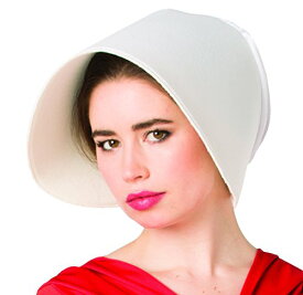 コスプレ衣装 コスチューム その他 Rasta Imposta Handmaid's White Bonnet with Wide Brim, Adult Sizeコスプレ衣装 コスチューム その他