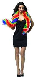 コスプレ衣装 コスチューム その他 Rasta Imposta Women's Fab Boas-Ruffled Rainbow, Multi, One Sizeコスプレ衣装 コスチューム その他