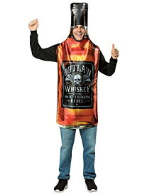 コスプレ衣装 コスチューム その他 Rasta Imposta Men's Get Real Whiskey Bottle, Brown, OS, (GC6836)コスプレ衣装 コスチューム その他