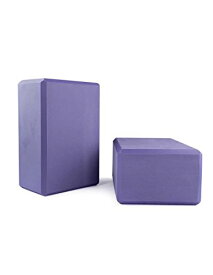 ヨガブロック フィットネス P-INVAPYB964/PURPLE-2PCS Nu-Source Yoga Block (2-Piece), Purple, 9 x 6 x 4-Inchヨガブロック フィットネス P-INVAPYB964/PURPLE-2PCS