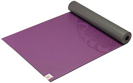 ヨガマット フィットネス 05-61682 Gaiam Yoga Mat - Premium Dry-Grip Thick Non Slip Exercise & Fitness Mat for Hot Yoga, Pilates & Floor Workouts (68"L x 24"W x 5mm) - Purpleヨガマット フィットネス 05-61682