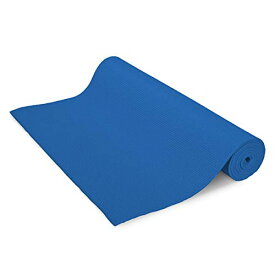 ヨガマット フィットネス (Royal Blue) - Bean Yoga Mat Extra Thick 1/4 inch (6mm), Extra Long 72 inch, Premium Sticky Mat, Non-Toxic SGS certified, Yoga Monsterヨガマット フィットネス