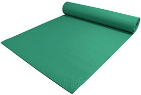 ヨガマット フィットネス YogaAccessories 1/4" Thick High-Density Deluxe Non-Slip Exercise Pilates & Yoga Mat, Forest Greenヨガマット フィットネス