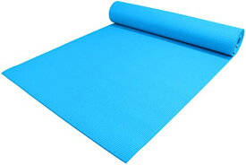 ヨガマット フィットネス YogaAccessories 1/4" Thick High-Density Deluxe Non-Slip Exercise Pilates & Yoga Mat, Light Blueヨガマット フィットネス