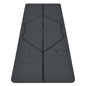 ヨガマット フィットネス Liforme Original Yoga Mat ? Free Yoga Bag Included - Patented Alignment System, Warrior-like Grip, Non-slip, Eco-friendly, sweat-resistant, 4.2mm thick mat for comfort - Greyヨガマット フィットネス