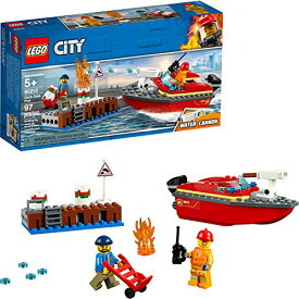 レゴ シティ LEGO City Dock Side Fire 60213 Building Kit (97 Pieces)レゴ シティ