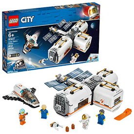 レゴ シティ LEGO City Space Lunar Space Station 60227 Space Station Building Set with Toy Shuttle, Detachable Satellite and Astronaut Minifigures, Popular Space Gift (412 Pieces)レゴ シティ