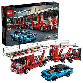 レゴ テクニックシリーズ LEGO Technic Car Transporter 42098 Toy Truck and Trailer Building Set with Blue Car, Best Engineering and STEM Toy for Boys and Girls (2493 Pieces)レゴ テクニックシリーズ