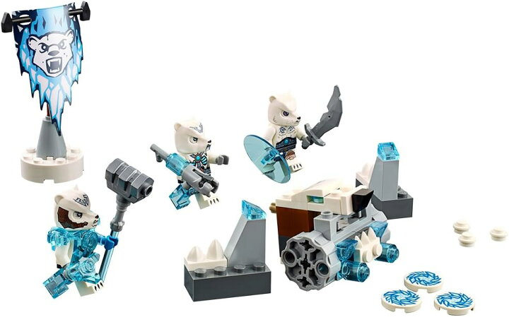 楽天市場 レゴ チーマ 送料無料 Lego Legends Of Chima Ice Bear Tribe Pack Set レゴ チーマ Angelica