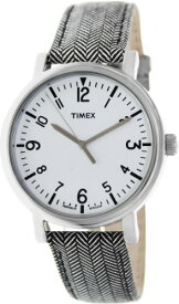腕時計 タイメックス レディース Timex Women's T2P212 Two-Tone Leather Analog Quartz Watch with White Dial腕時計 タイメックス レディース