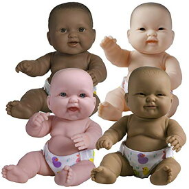 ジェーシートイズ 赤ちゃん おままごと ベビー人形 JC Toys 14" Lots to Love Babies with Different Skin Tones and Poseable Bodies - Set of 4ジェーシートイズ 赤ちゃん おままごと ベビー人形