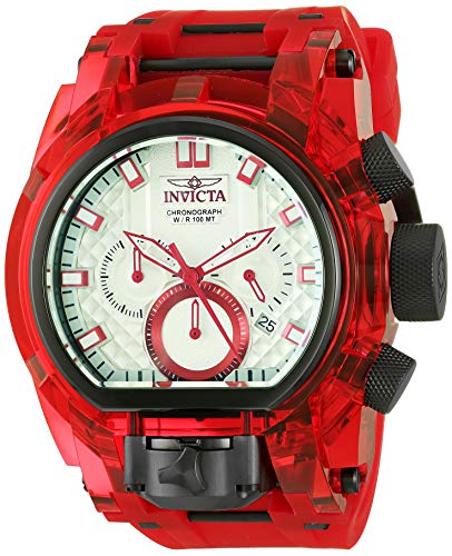 腕時計 インヴィクタ インビクタ ボルト メンズ 【送料無料】Invicta Men's Bolt Stainless Steel Quartz  Watch with Silicone Strap, Red, 35.5 (Model: 29996)腕時計 インヴィクタ インビクタ ボルト メンズ  | 