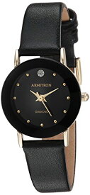 アーミトロン Armitron ダイヤモンドアクセントウォッチ レディース腕時計 75/2447BLK