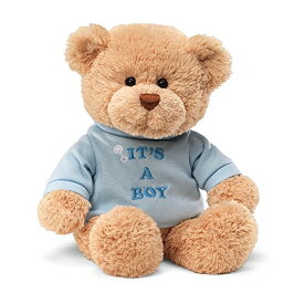 ガンド GUND ぬいぐるみ リアル お世話 GUND “It’s a Boy” Message Bear with Blue T-Shirt, Teddy Bear Stuffed Animal for Ages 1 and Up, Brown, 12”ガンド GUND ぬいぐるみ リアル お世話