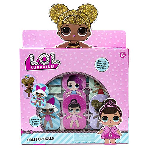 エルオーエルサプライズ 人形 ドール 【送料無料】LOL Surprise! Fashion Dress Up Dolls by Horizon  Group USA.Create DIY Themes & Patterns.Activity Kit Includes5 Paper Dolls,  1 